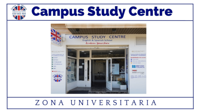 Academia de inglés cerca del Politécnico y Tarongers Fachada Academia Campus Study Centre en Zona Universitaria Valencia