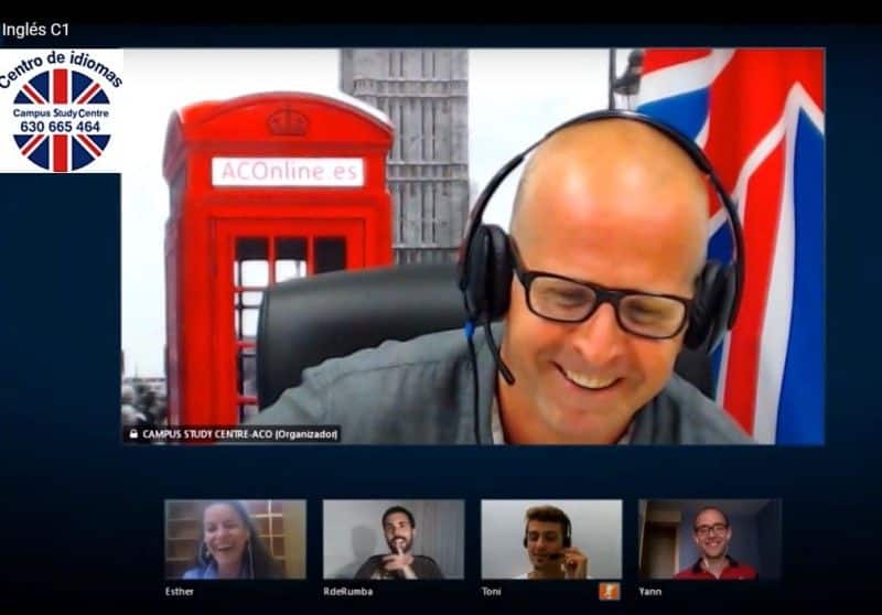 alumnos de la academia en clases de inglés online B2 Nuevas clases de inglés